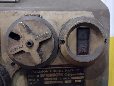 SPEEDHONE MODEL #MANUAL HORIZONTAL PRECISION HONING MACHINE: YOBRO #24821