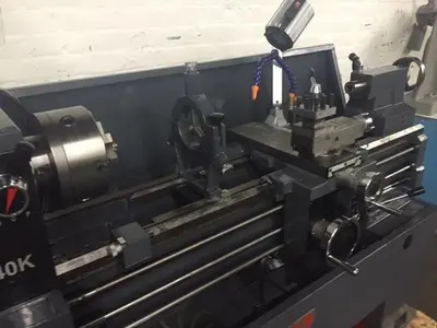 Clark 14″ x 40″ Geared Head Toolroom Lathe – Inch/Metric – NEW! W/DRO, TOOLING