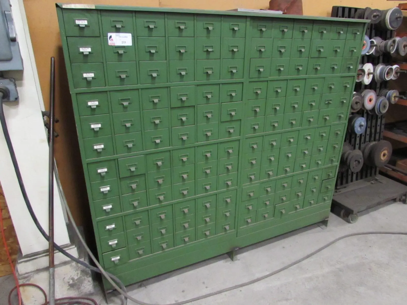 144 DRAWER STORAGE CABINET: STOCK 17355