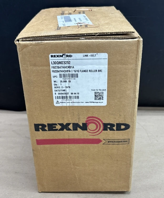 New | in-Stock Rexnord Link-Belt FB22647HHCK81A Bearings Indiana US | J&J Industrial Supply #1455745