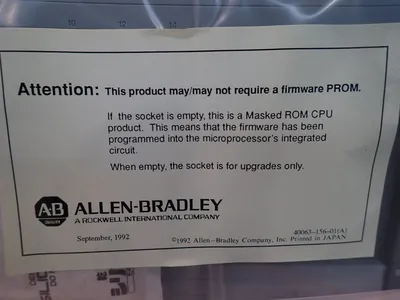 New | in-Stock ALLEN BRADLEY 1747L40B PLC Processors Ohio US | HGR 24 #901188