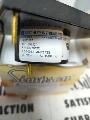 New | in-Stock SIMPSON 0-500 DC Meters - Misc | Surplus Asset Holdings #1206838