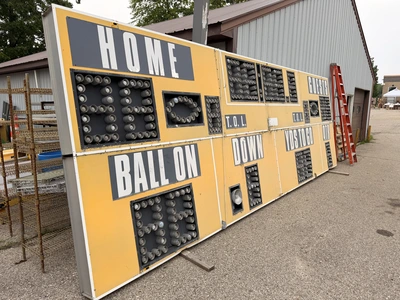 Used NEVCO 7430 BIG FOOTBALL SCOREBOARD Miscellaneous Equipment (Electrical & Power) Michigan US | Miedema Asset Management Group #1390103
