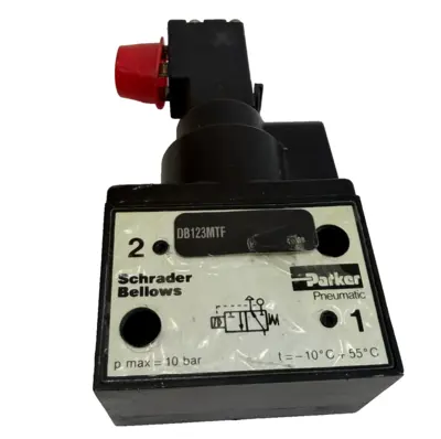 USED PARKER DB123MTF PNEUMATIC VALVE