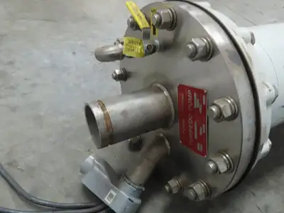 In-Line Multi-Stage Stainless Turbine Torpedo Pump 3" Inlet 40Hp 125GPM 15' Pipe