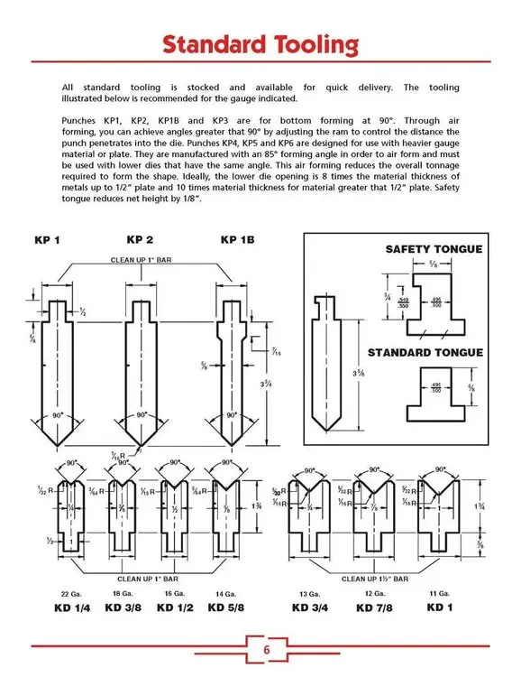 KAZMIER _UNKNOWN_ Press Brake Tooling | Punch Press and Shear