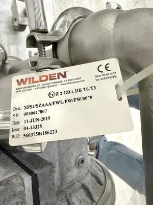 Used 2019 WILDEN XPS4/SZAAA/FWL/FW/FW/0070 Diaphragm Pumps Quebec CA | Carter-Wilson Equipment Services #1362776