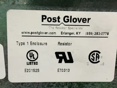 Used POST GLOVER CUDB80D04K43595813 Resistors Ohio US | HGR 24 #1547225