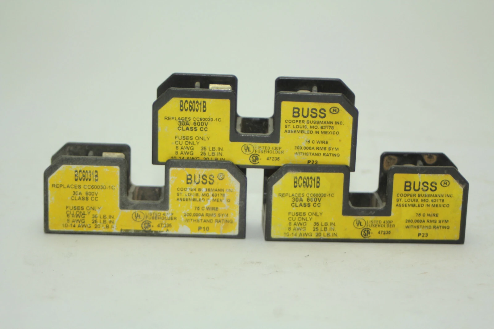 Used Buss BC6031B Fuse Accessories California US | Davliegogo LLC #1705505