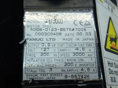USED FANUC A06B0123B575#7008
