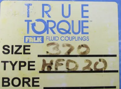 REFURBISHED FALK 370HFD20A FLUID COUPLING DRIVE