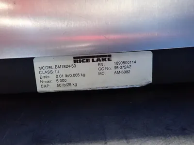 Used RICE LAKE BM182450 Material Handling (misc) Ohio US | HGR 24 #916388