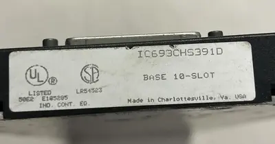 Used GE FANUC IC693CHS391D Misc Electrical & Power Parts | Surplus Asset Holdings #1219146