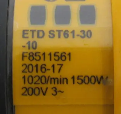 NEW ATLAS COPCO ETD ST61-30-10 NUTRUNNER STRAIGHT ETD ST613010
