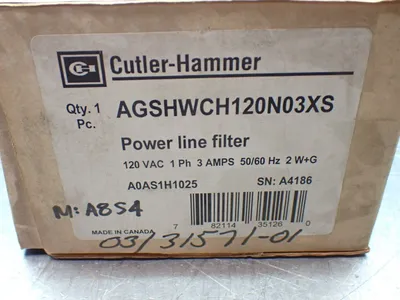 NEW CUTLERHAMMER AGSHWCH120N03XS