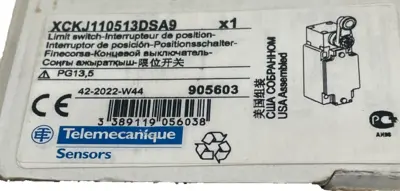 NEW TELEMECANIQUE XCKJ110513DSA9 LIMIT SWITCH 240VAC