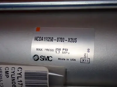 Smc  250psi Pneumatic Cylinders.