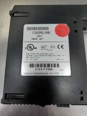 USED GE Fanuc IC693MDL240G Input Module, 120VAC, 16PT