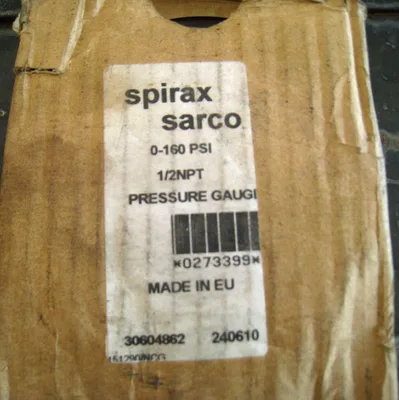 Pressure Gauge, 0-160 psi