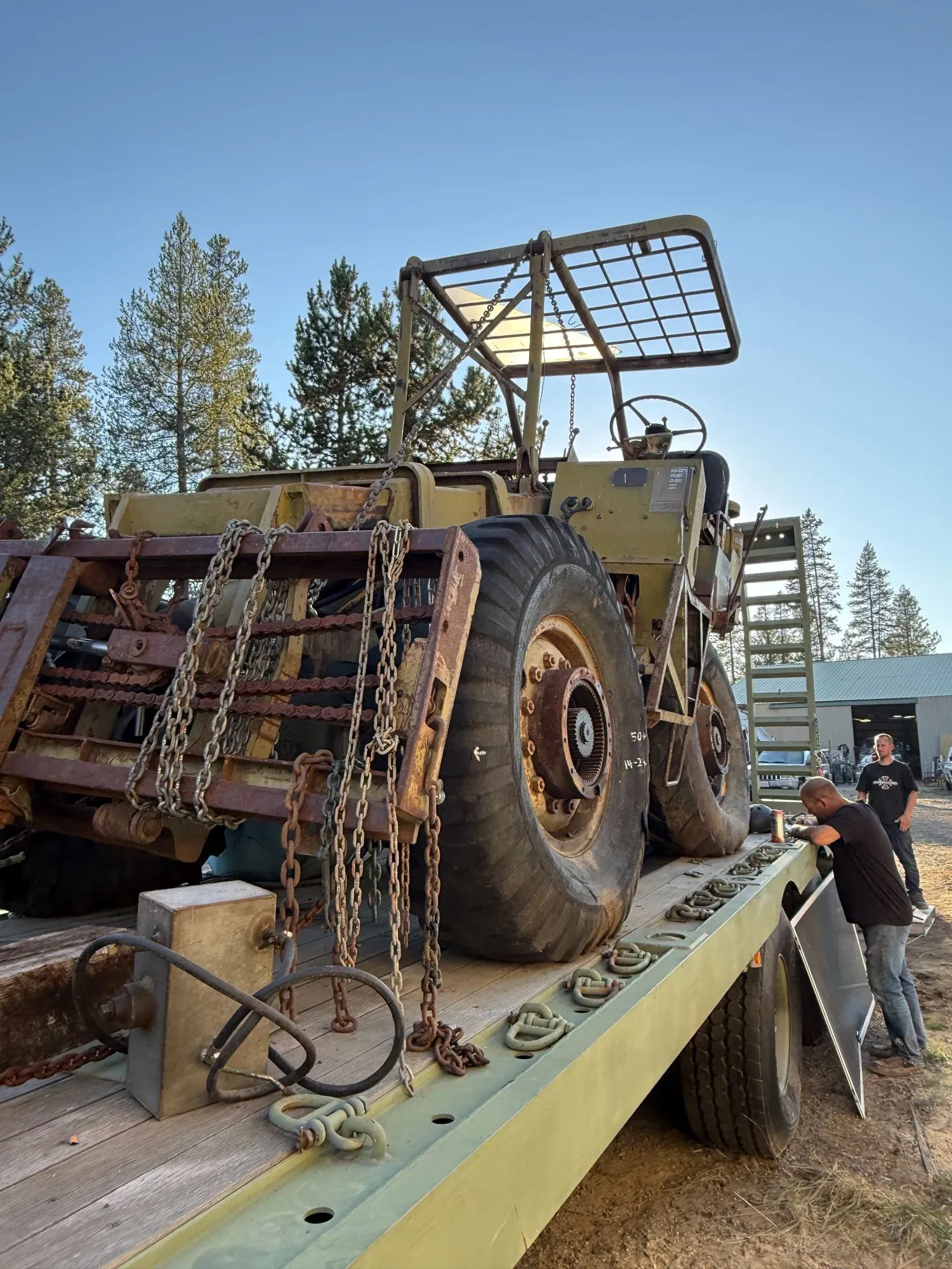 Used 1976 ARMY Flatbed Semi Trailer Flatbed Trailers Oregon US | Heavy Wall Consulting #1593645