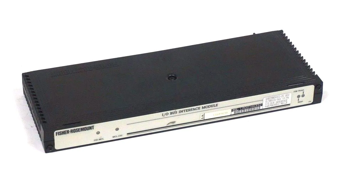 FISHER ROSEMOUNT 44B2980X012-25 I/O BUS INTERFACE CL7801X1-DA1