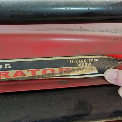 Alton AT04105 Generator 3500W - May Need Carb Clean