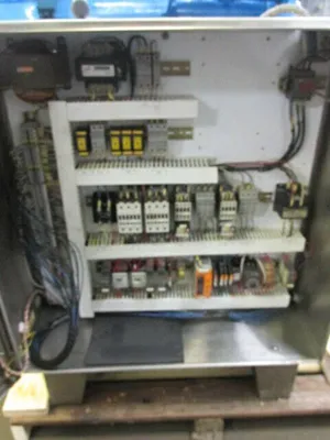 Barrett 1100-DS carrier type high volume parts dryer, SS.