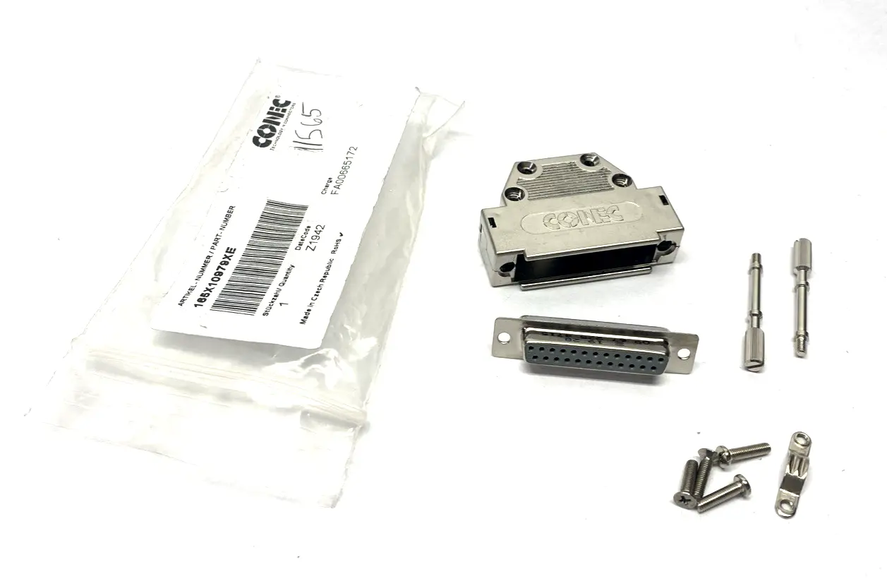 165X10979XE | Conec  D-SUB Connector & Backshell Kit, 25 Position - New Other