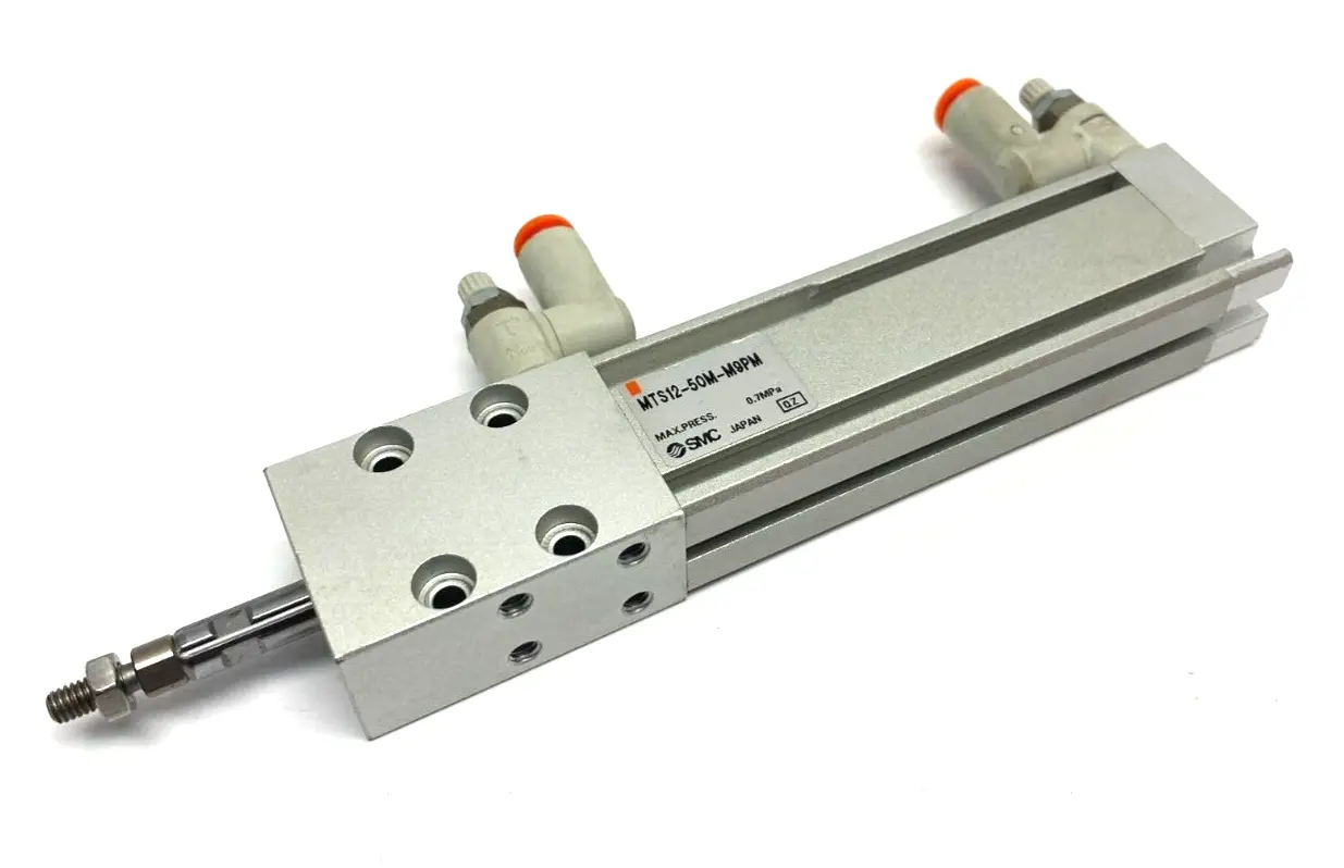 MTS12-50M-M9PM | SMC  Precision Spline Cylinder Non-Rotating 12mm Bore 50mm Stroke - Used