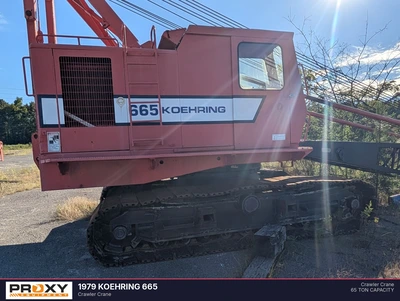 Used 1979 KOEHRING 665 Crawler Cranes Alabama US | Proxy Equipment #1567987