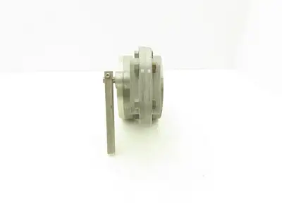 Vacuum Research Company S482 2" Flanged Knife Manual Gate Valve Rubber Seat
