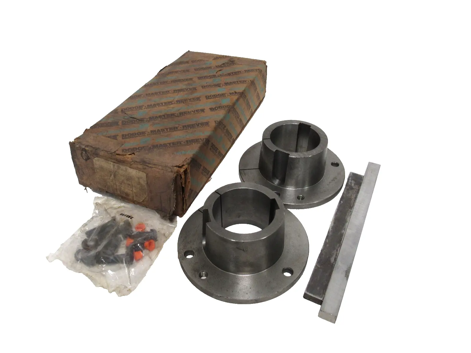 NEW RELIANCE ELECTRIC 8 x 3-7/16 TORQUE ARM TAPERED BUSHING SET