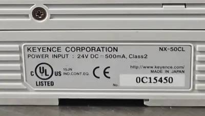 Keyence NX-50CL Network Controller, 24VDC loc4B10