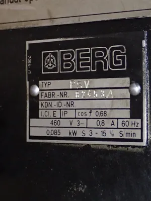 USED BERG PSV
