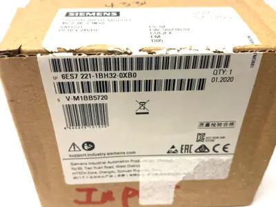 USED SIEMENS SIMATIC S7-1200 DIGITAL INPUT MODULE SM1221 DI 16X24VDC