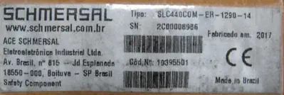 NEW SCHMERSAL SLC440COM-ER-1290-14 SAFETY LIGHT CURTAIN SET 19395501