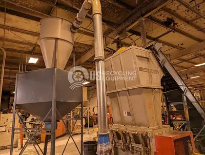 USED REPUBLIC/CUMBERLAND SPLIT-APART SHREDDER & GRANULATOR SYSTEM