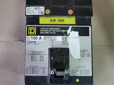 USED SQUARE D FA36100