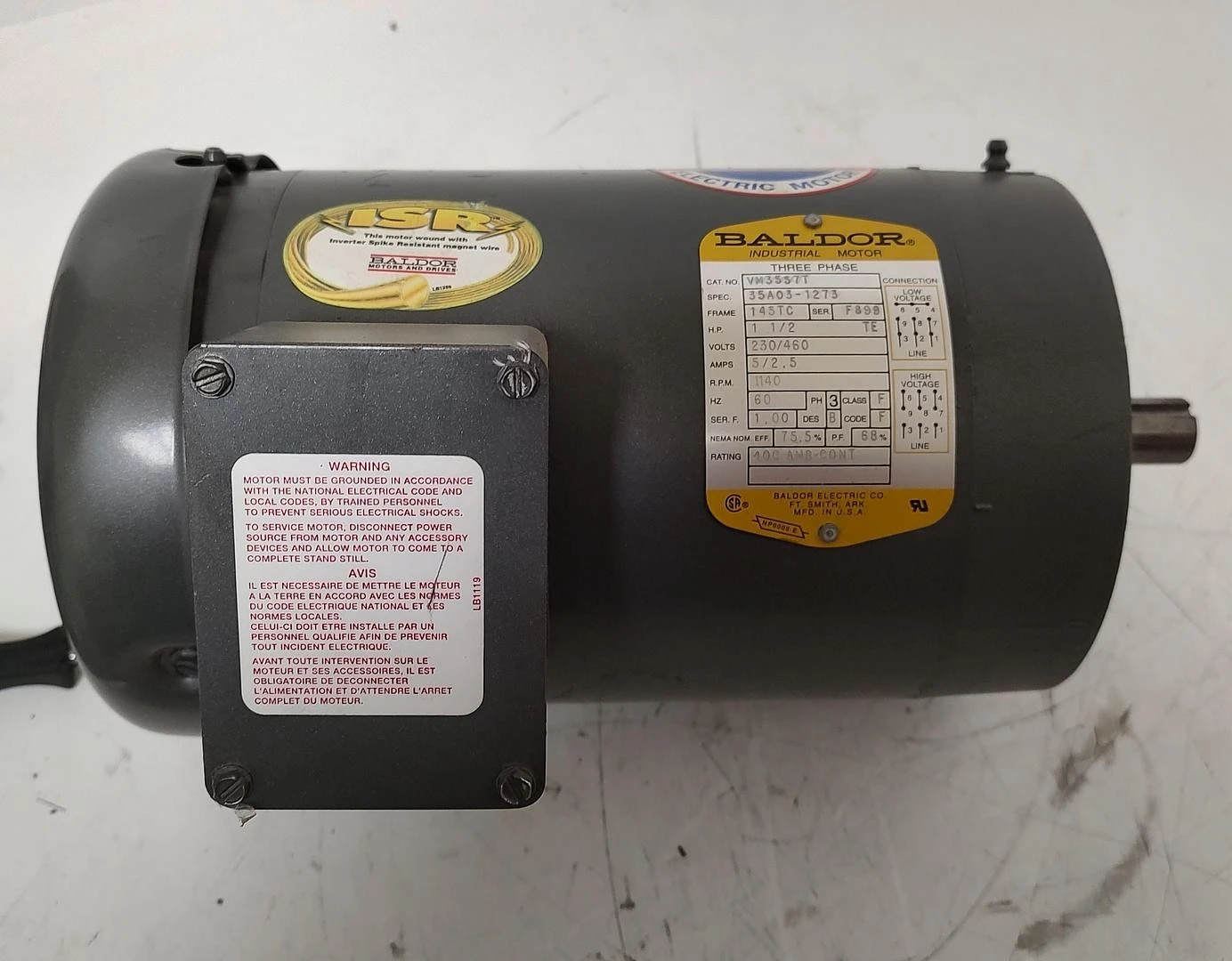 New | in-Stock BALDOR VM3557T A.C. Motors Kentucky US | Edwards Industrial Repair #1348413