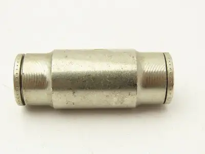 Norgren 120200700 Pneufit Union 1/2" OD x 1/2" OD Tube Push Connect Lot of 10
