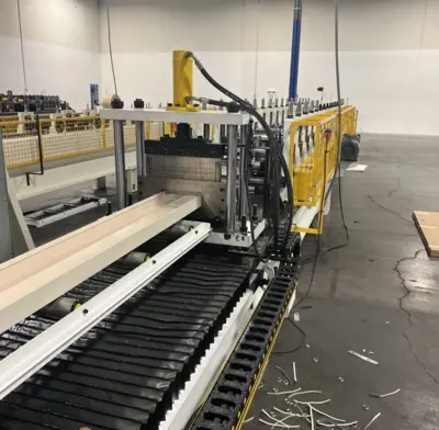 Metal Roof Fascia Cold Roll Forming Machine Florida