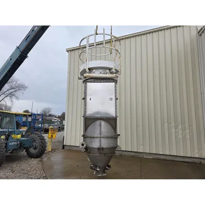 Used 1463 CFM MAC Stainless Steel Filter Receiver Dust Collector 209 sq ft