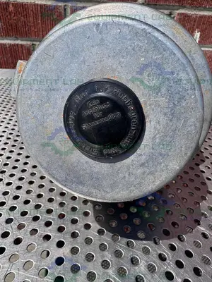 USED GEMU 514/40/D195 PNEUMATIC ANGLE SEAT VALVE, PST 4-10 180°C W/ 1 1/2" FITTING