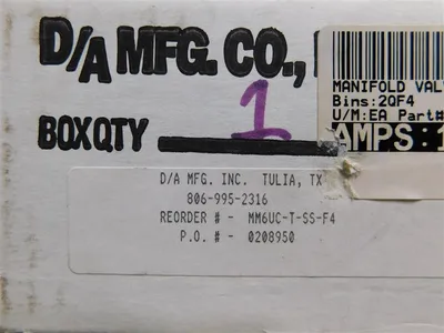 USED D/A MFG. INC. MM6UC