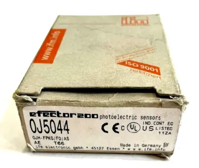 NEW EFECTOR IFM OJH-FPKG/FO/AS-OJ5044 INDUCTIVE SENSOR OJH-FPKG/FO/AS-OJ5044