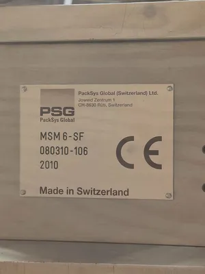 USED PACKSYS GLOBAL LTD. PSG MSM 6