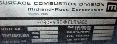 SURFACE COMBUSTION Batch Temper Batch Temper, Gas-Fired | Heat Treat Equipment Co. (2)