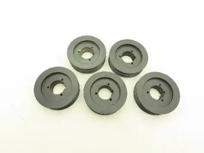 Browning 2TB54 5V, A, B V Belt Sheave 2 Groove 5-3/4" OD QD Bushed Lot of 5