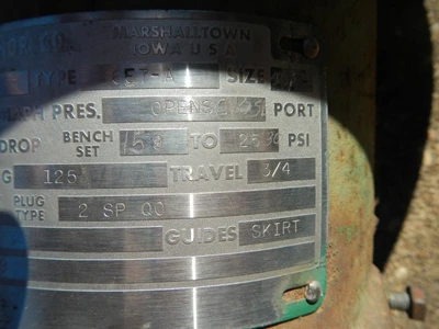 Fisher 2" 125 Rating, Casti Iron Flanged Control Valve