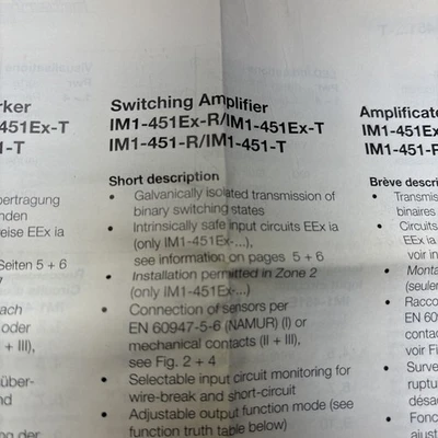 NEW TURCK IM1451EXT
